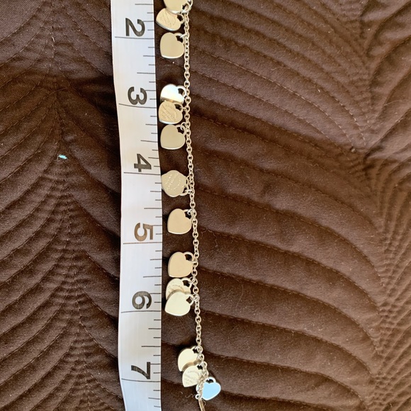 Item # C10 - TIFFANY & CO RARE MINI MULTI HEART BRACELET - Picture 2 of 9